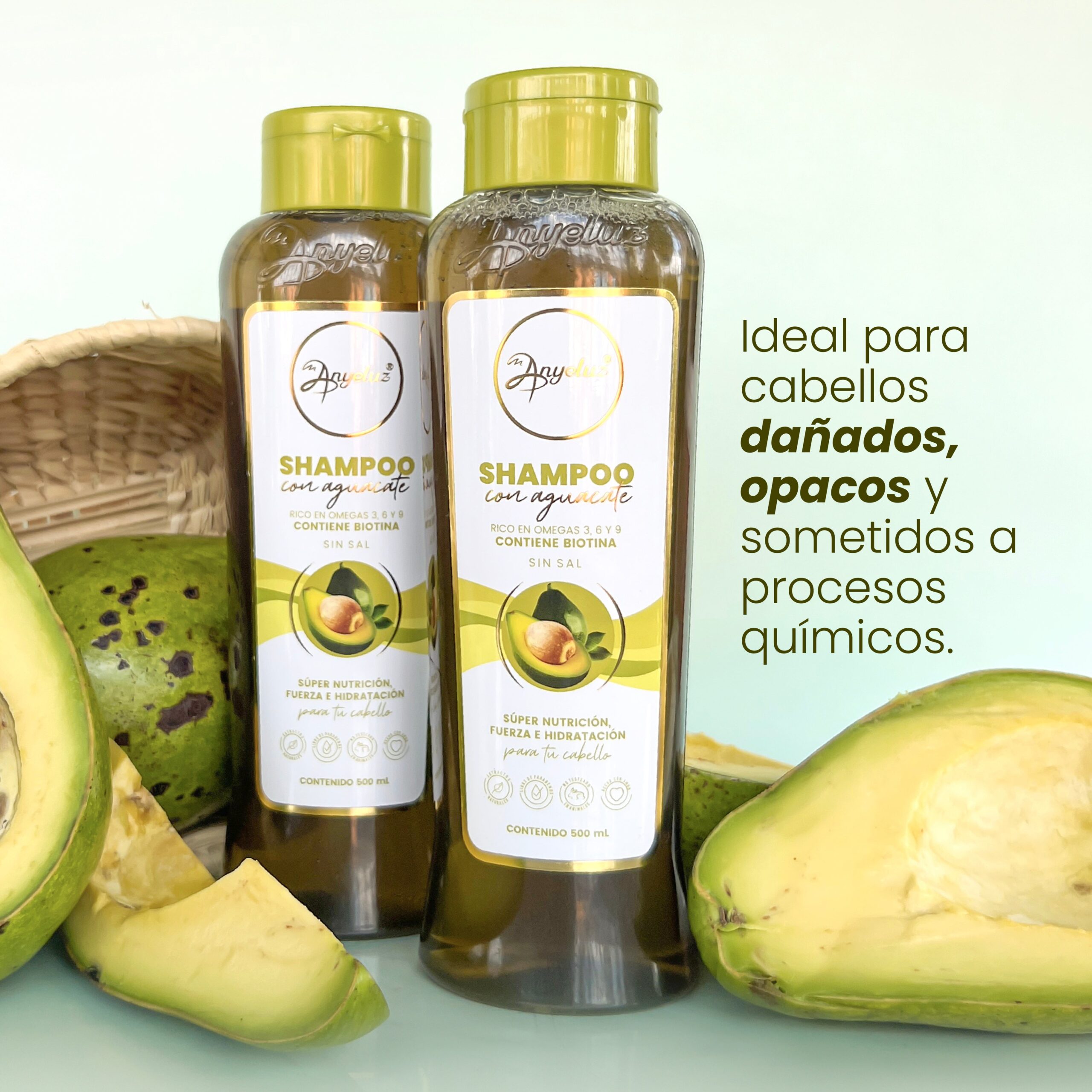 SHAMPOO CON AGUACATE ANYELUZ - Imagen 5