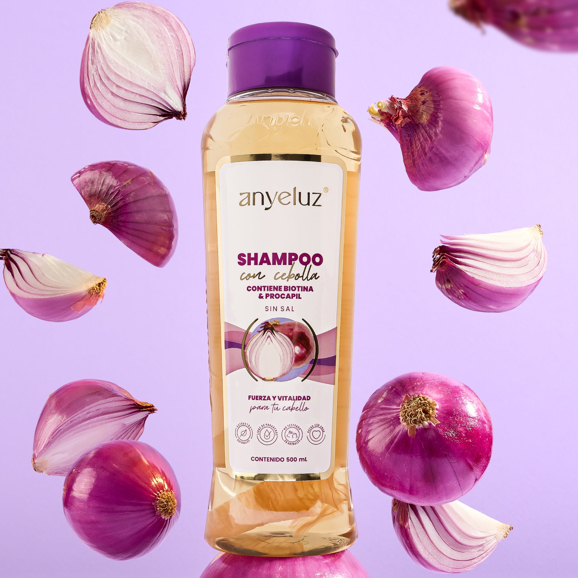 SHAMPOO CON CEBOLLA ANYELUZ - Imagen 8